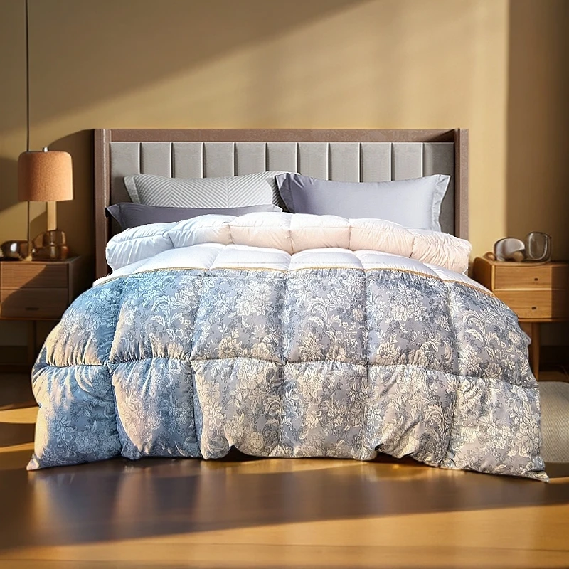 【重约8斤】高奢羽翼冬被加厚被子春秋被芯-青花瓷拼白