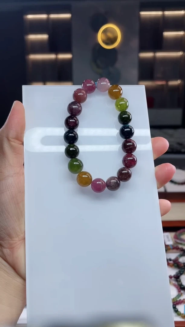 单圈手串未镶嵌碧玺（多样性发一条）T