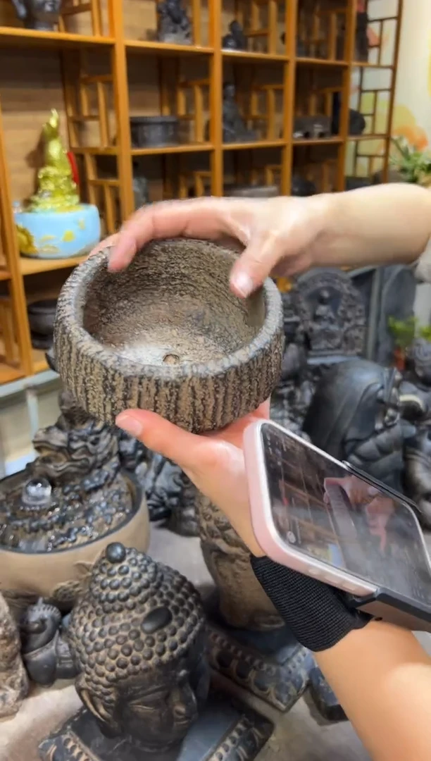 陶土【火山泥】小石钵