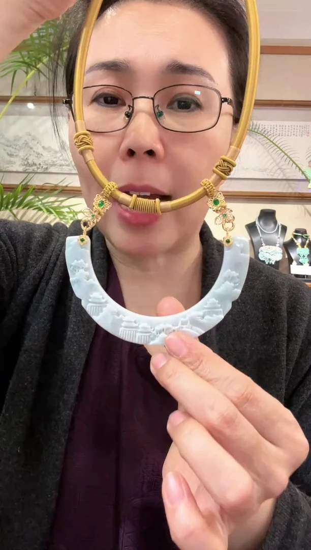【闪购商品】翡翠颈饰未镶嵌国风