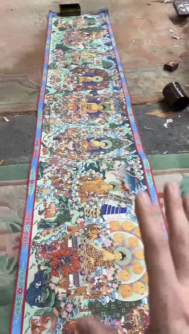 卷轴画天天的唐卡tk160