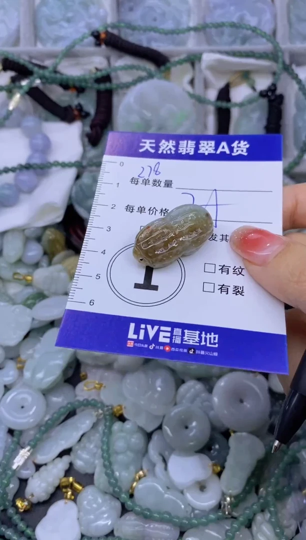 颈饰未镶嵌翡翠天然翡翠A货批量多样性发一件