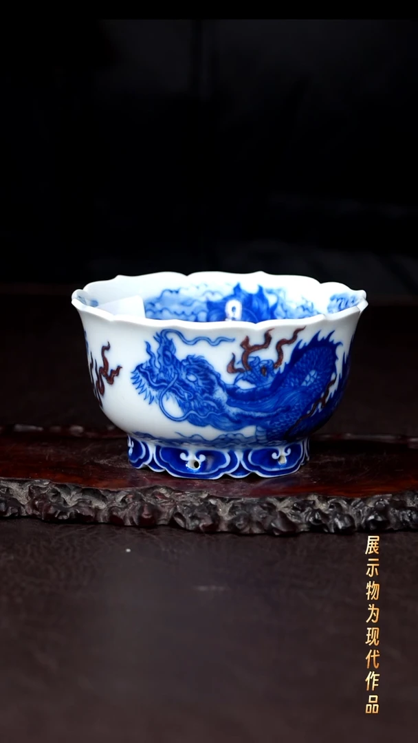 杯子陶景德镇全手工手绘瓷器！