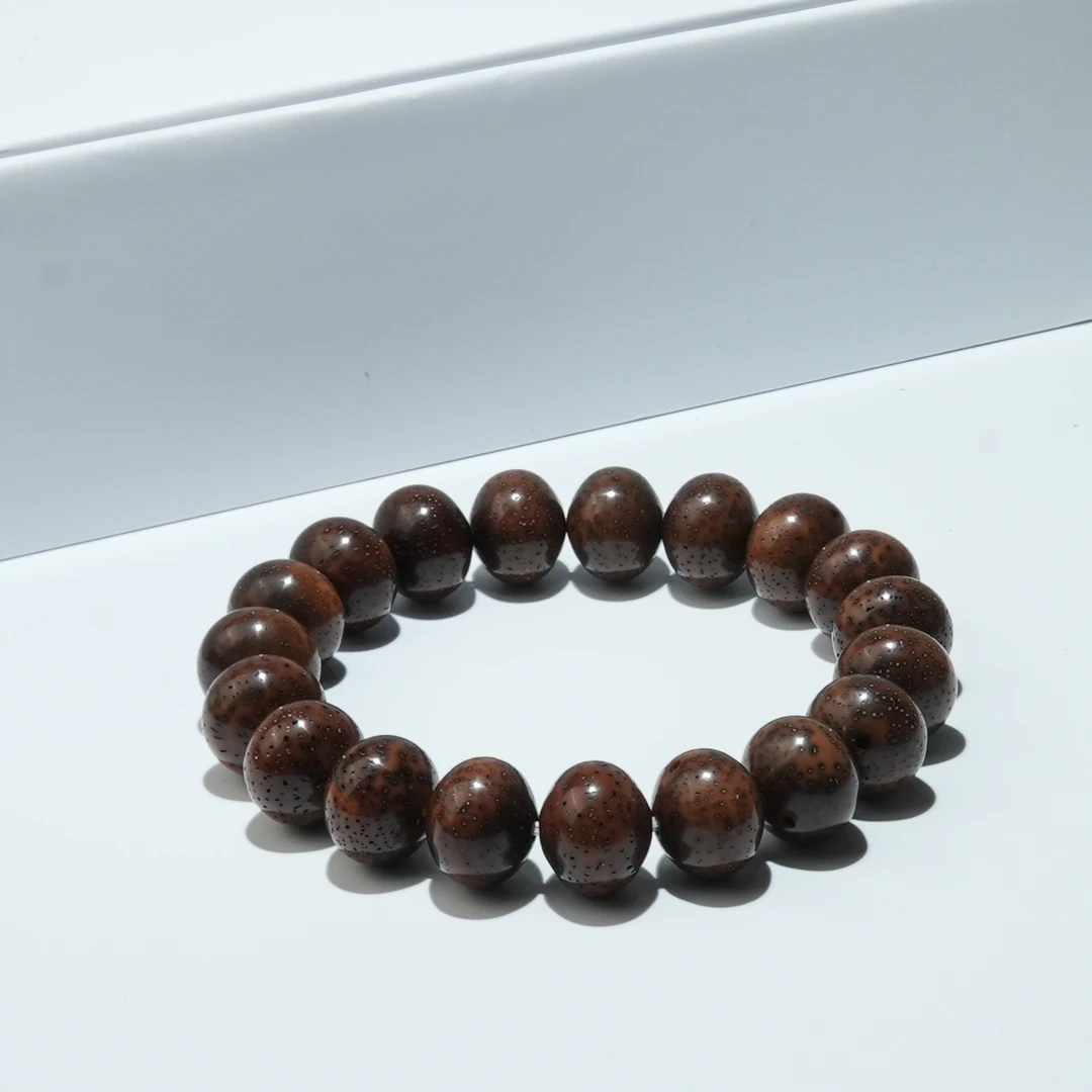 【大年份】陈籽帝珠系列（老超色）星月菩提手串手持