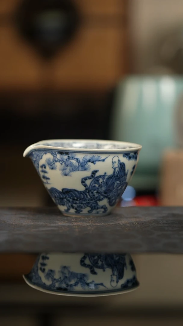 明续幽蓝鬼谷子公道杯