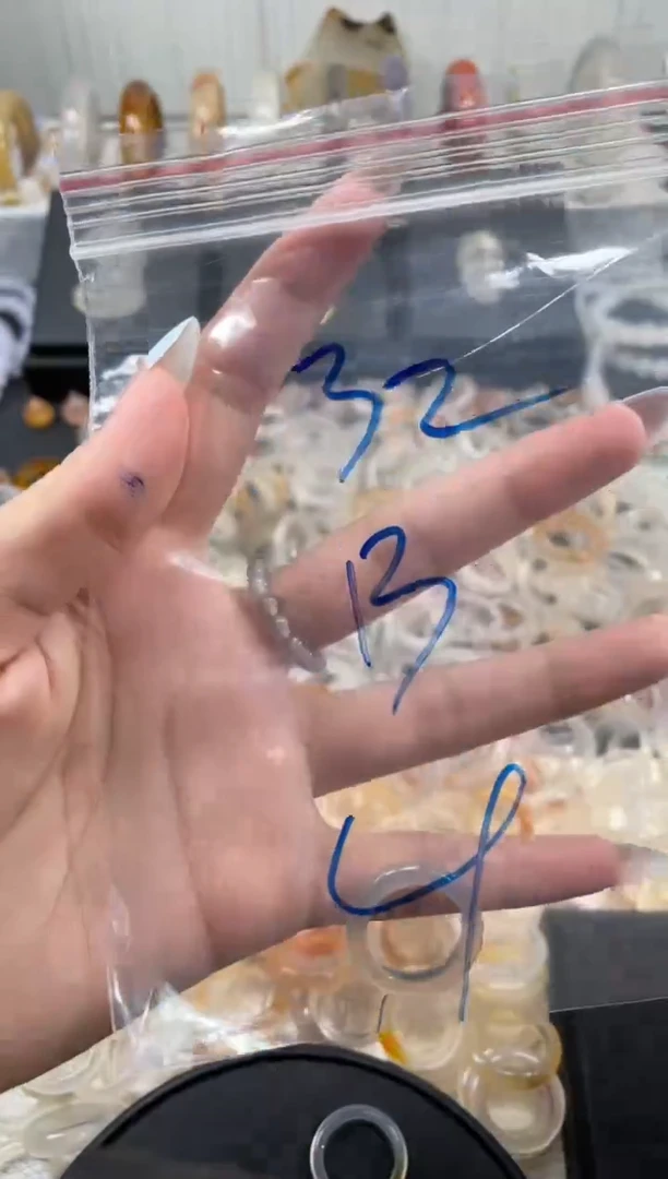 玛瑙/玉髓戒圈未镶嵌32