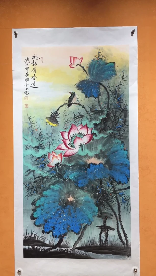 国画刘金玉老师亲笔手绘