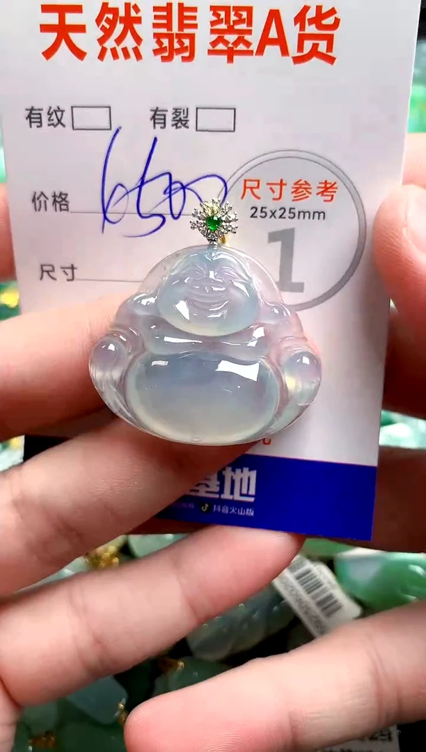 翡翠18K金镶嵌颈饰0161918715