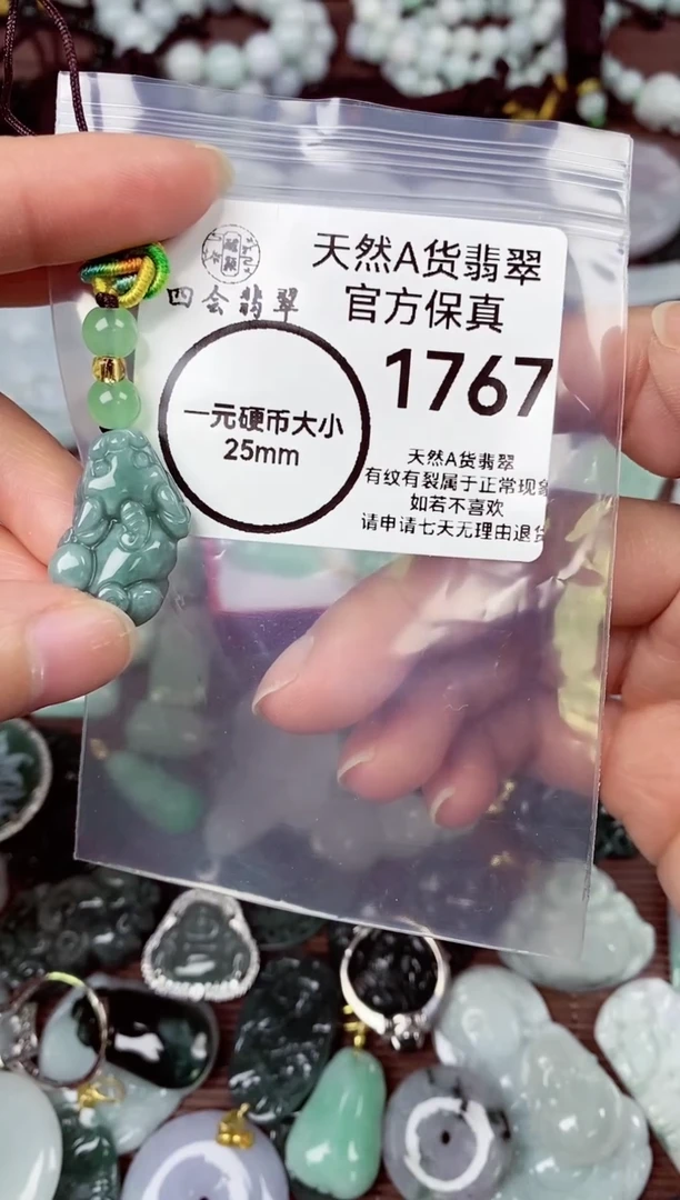 【闪购商品】翡翠颈饰未镶嵌天然A货翡翠1767