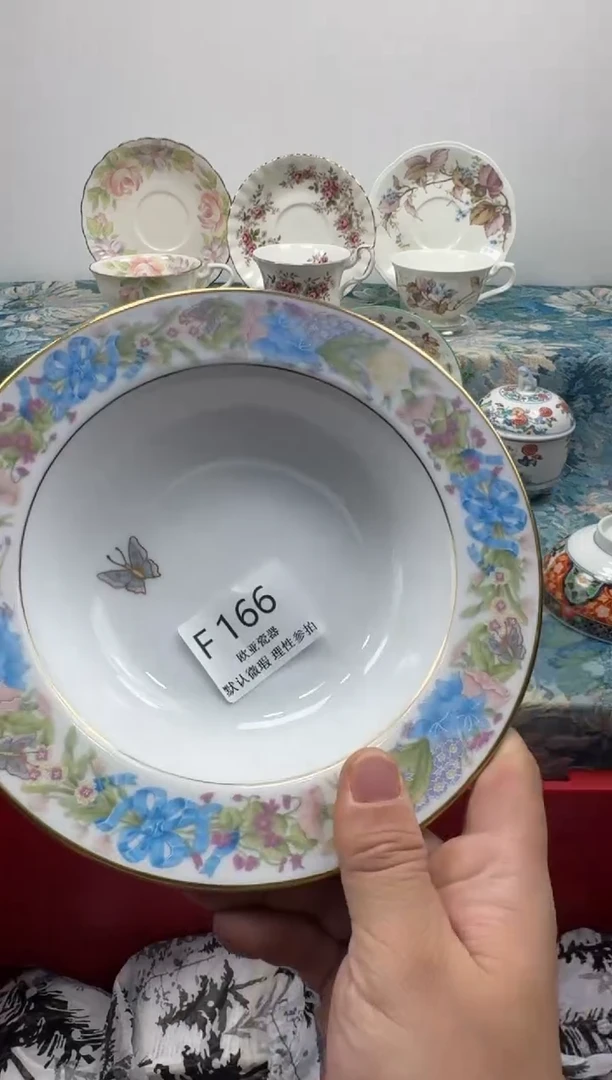 瓷片紫*花         F166
