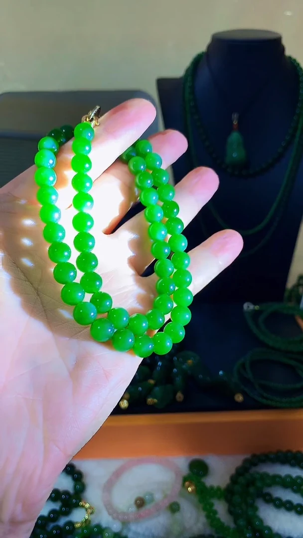 和田玉（碧玉）未镶嵌项链8