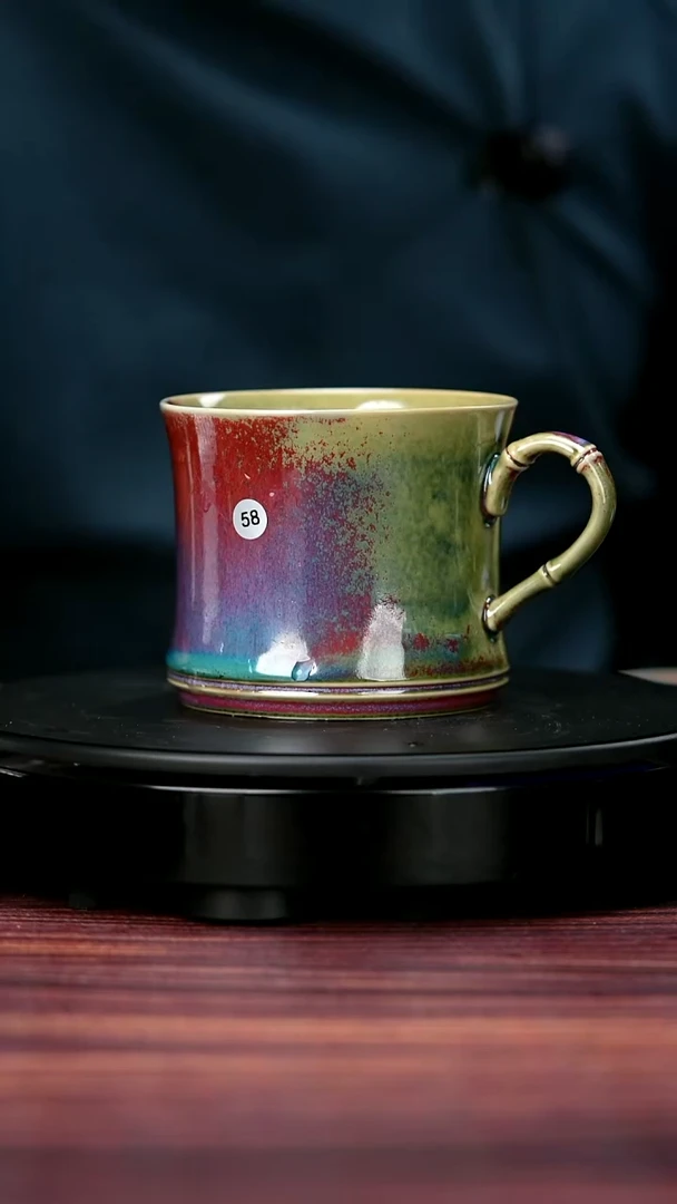 其他八****岳58#盼龙窑一级品原矿钧瓷马克杯