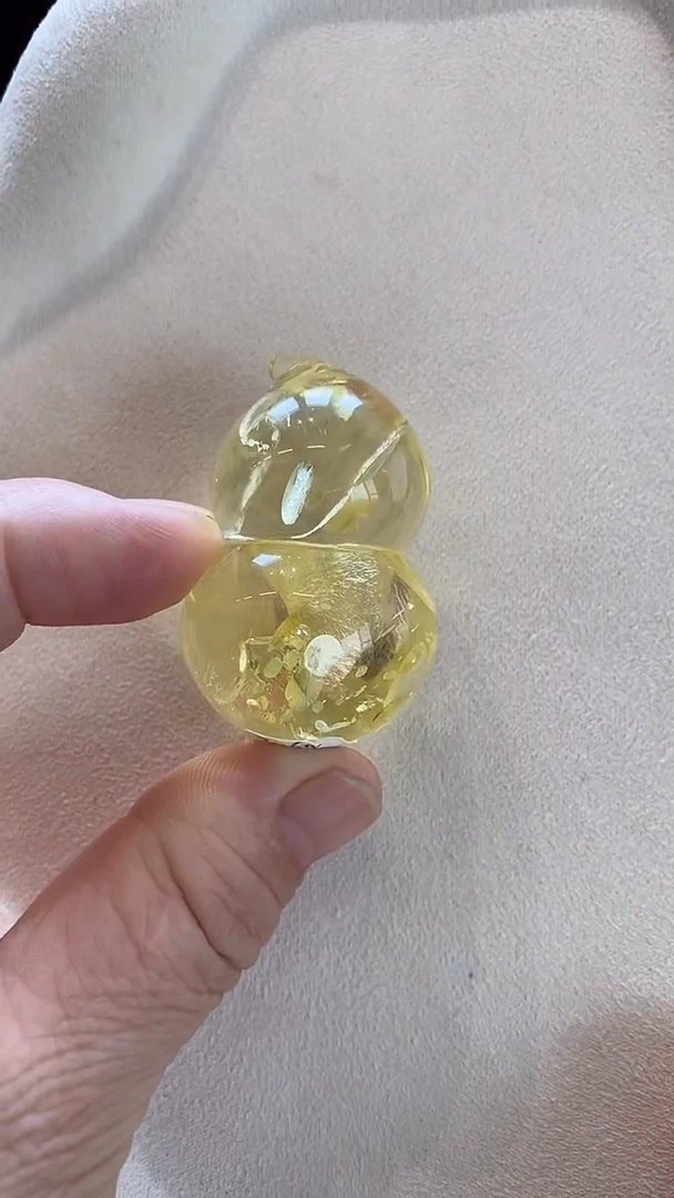 琥珀颈饰未镶嵌吊坠