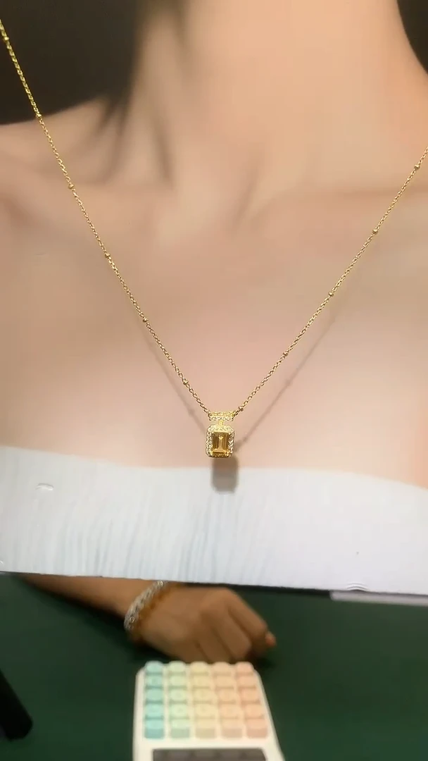 颈饰银S925镶嵌水晶【宝石世家严选】
