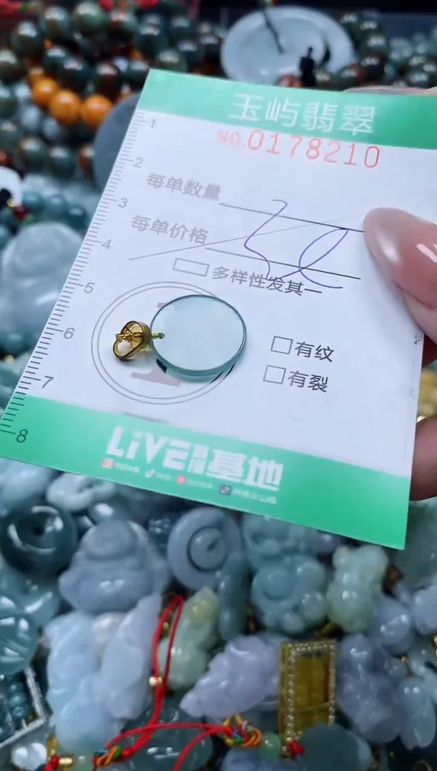 翡翠未镶嵌颈饰闪购0178210多样性发其一