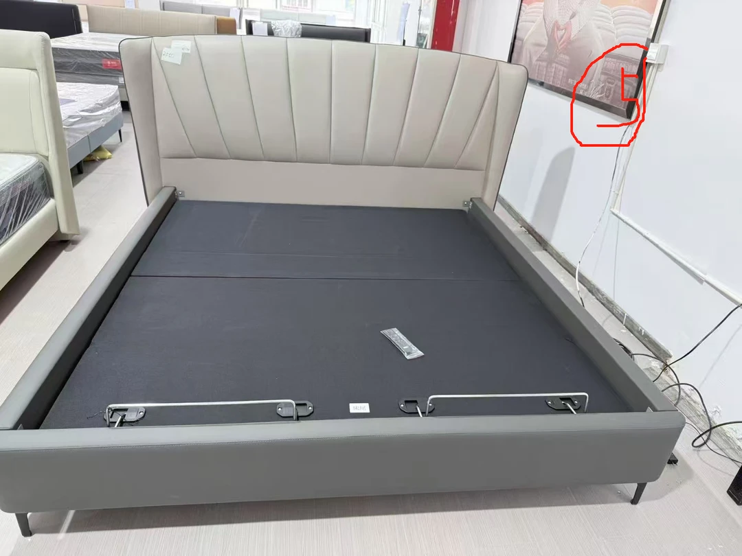 180*200 现代简约风电动牛皮床清仓5号