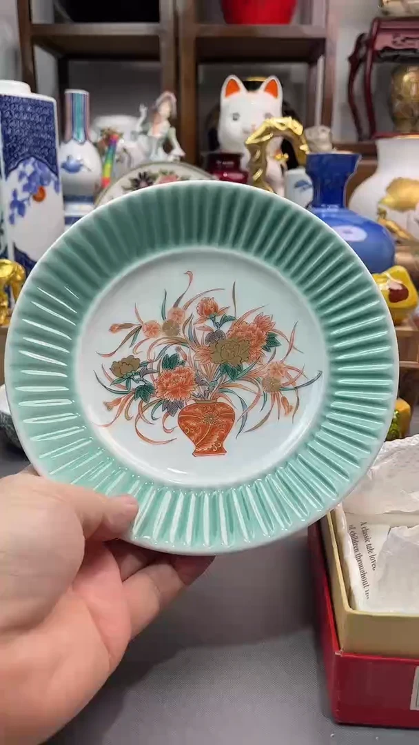 瓷片深川制赏盘一一