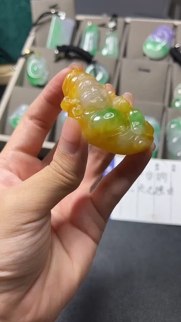 颈饰未镶嵌翡翠  所见即所得 一图一物