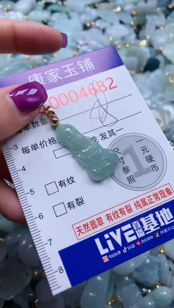 颈饰未镶嵌翡翠4682