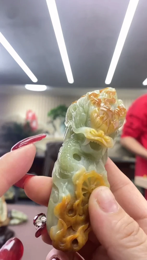 【闪购商品】透闪石质玉河磨玉手把未镶嵌手把