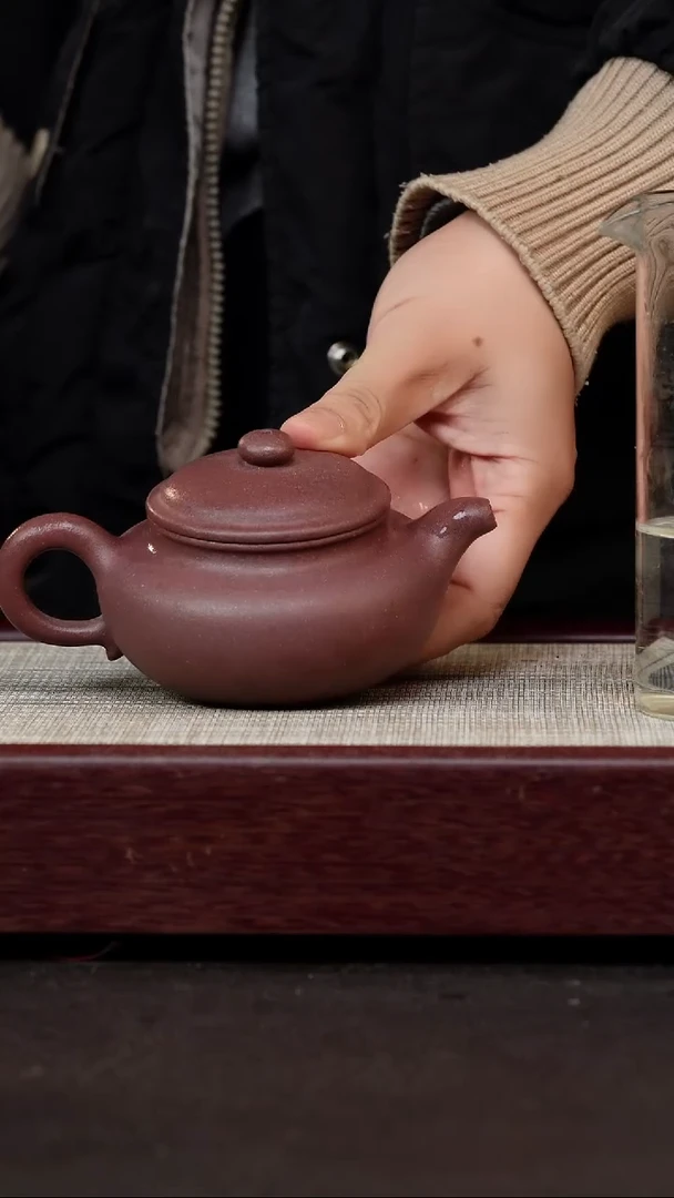 茶杯紫砂天青仿古