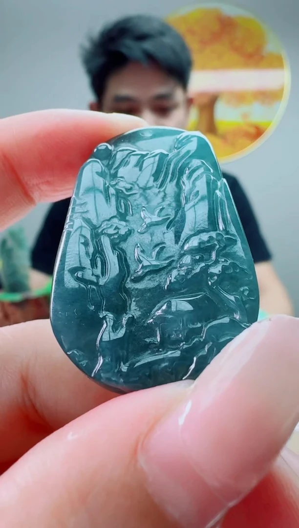 翡翠未镶嵌颈饰多样性随机发其一