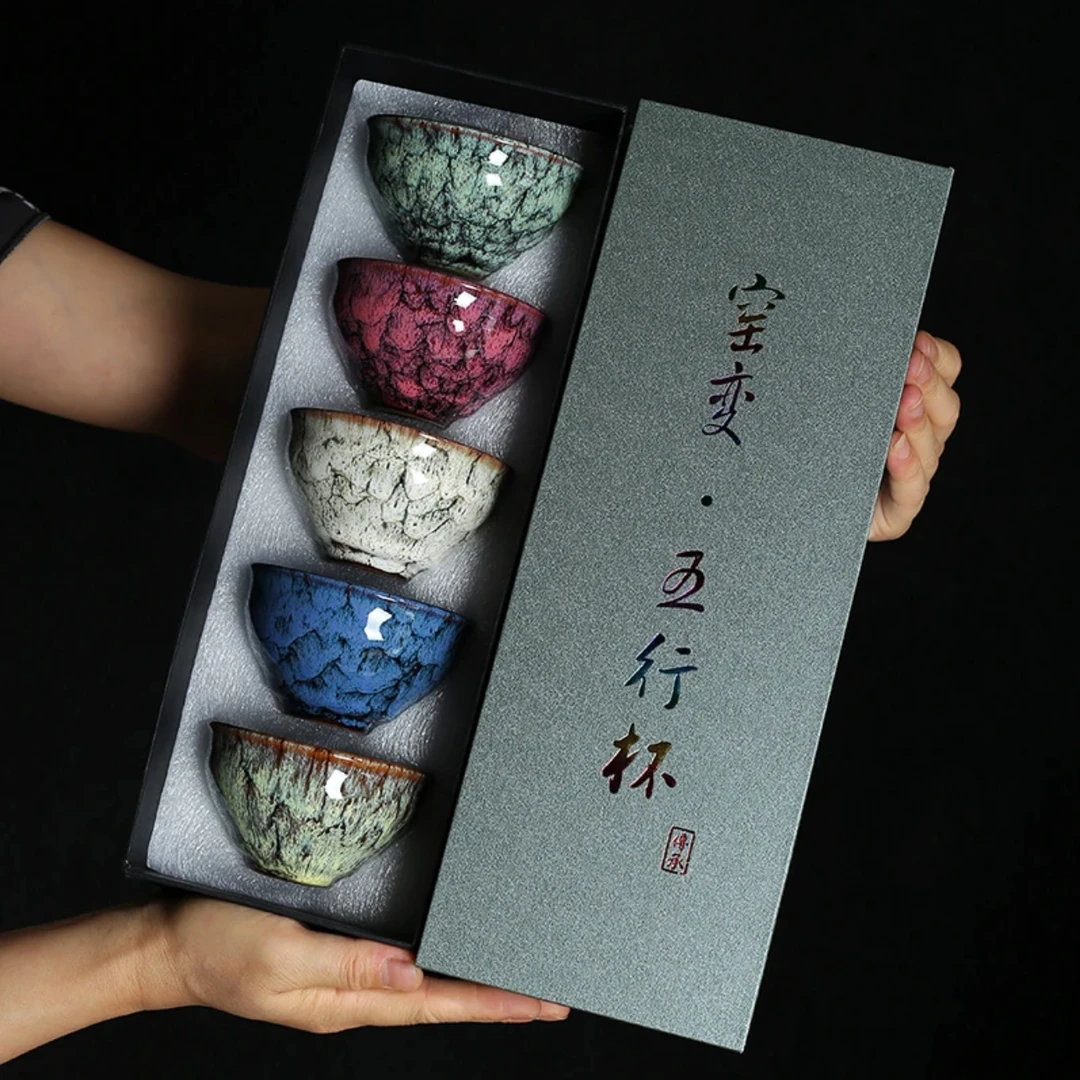 五行主人杯茶具套组