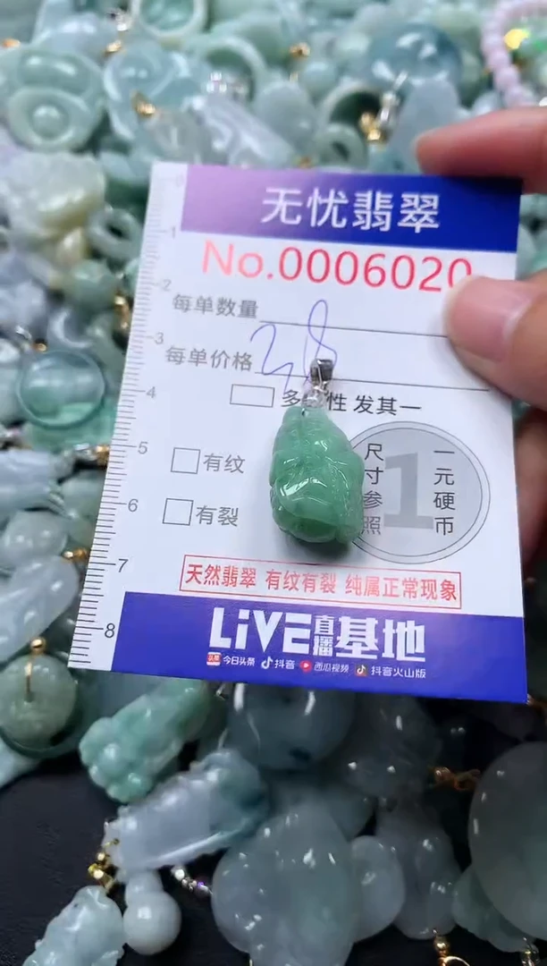 颈饰未镶嵌翡翠6020