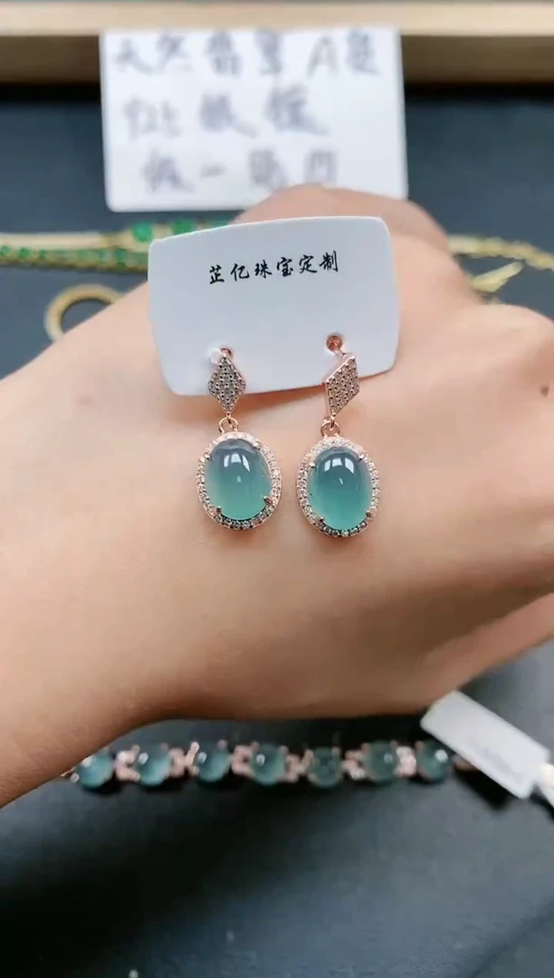 翡翠戒指银S925镶嵌111111