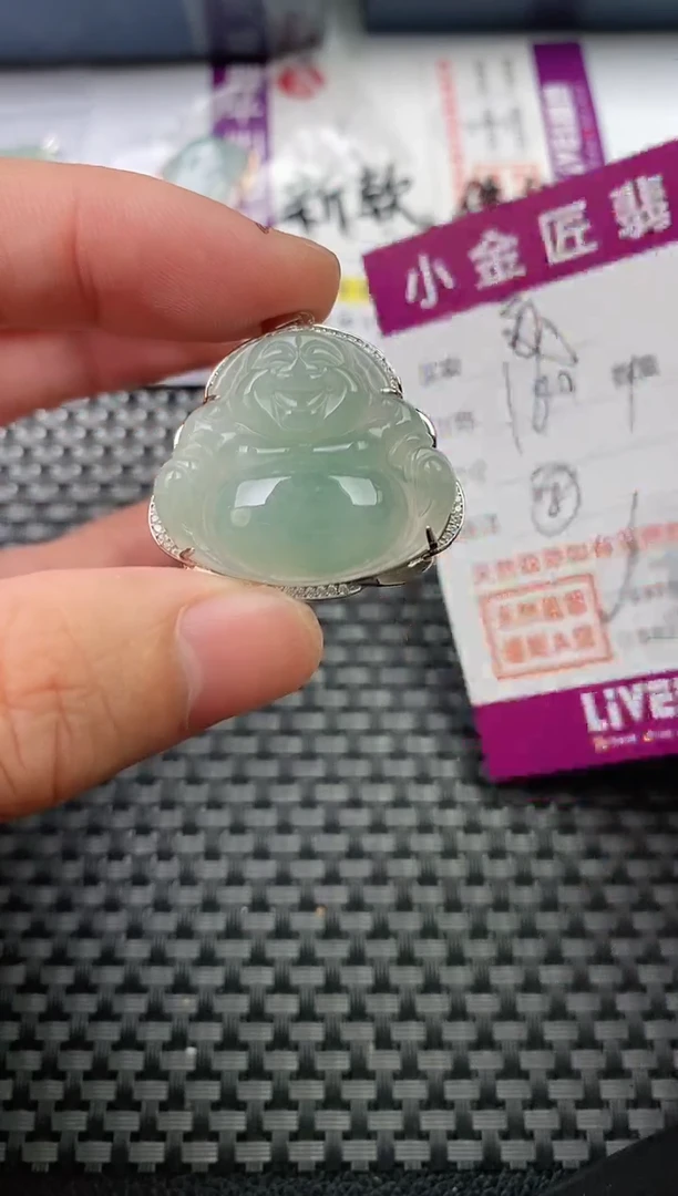 翡翠银S925镶嵌颈饰·