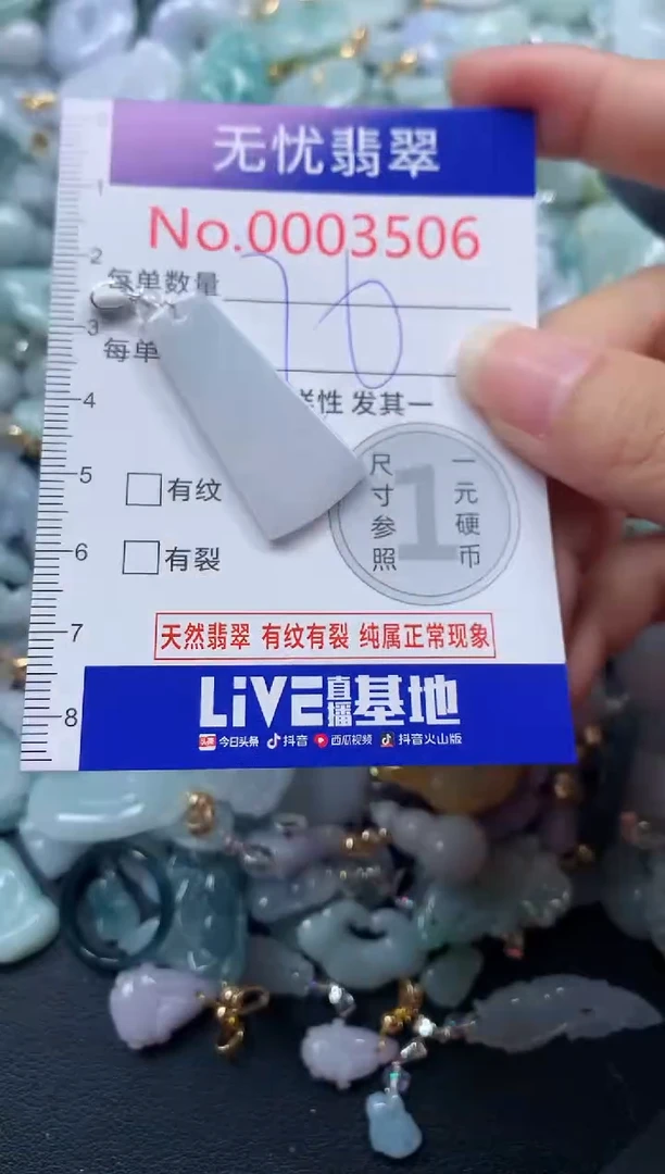 颈饰未镶嵌翡翠3506