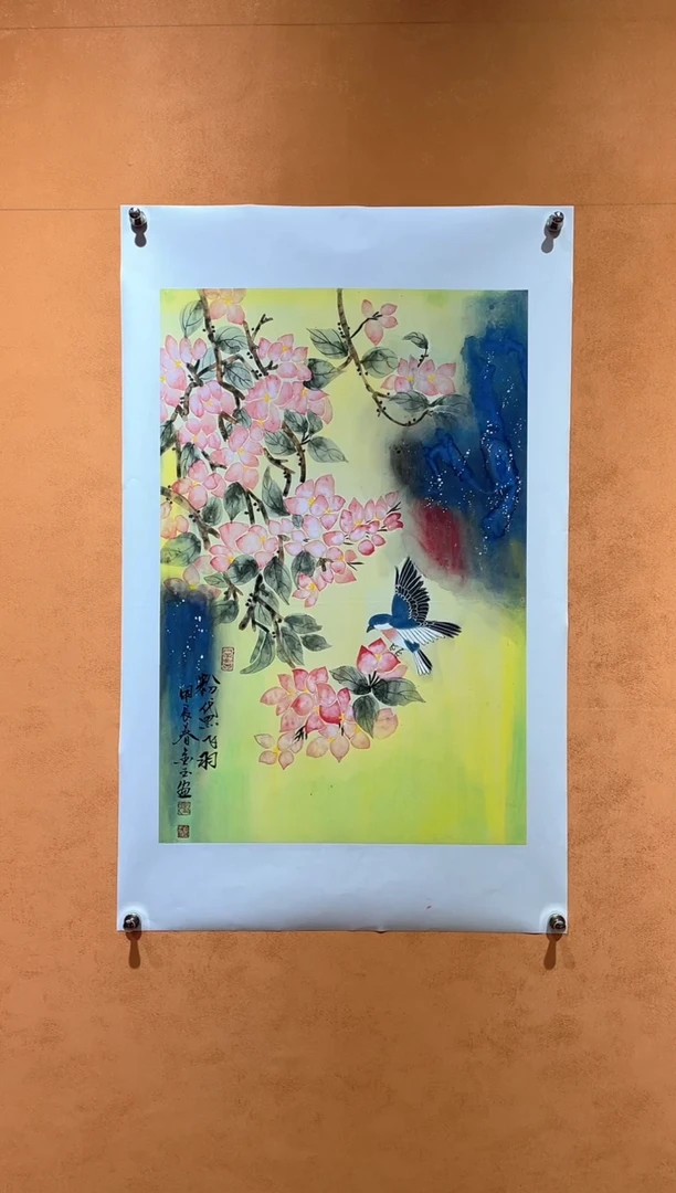 国画刘金玉老师亲笔手绘