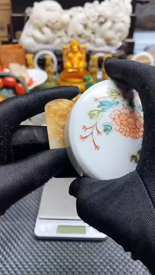 【闪购商品】瓷片瓷片瓷器 摆件1个