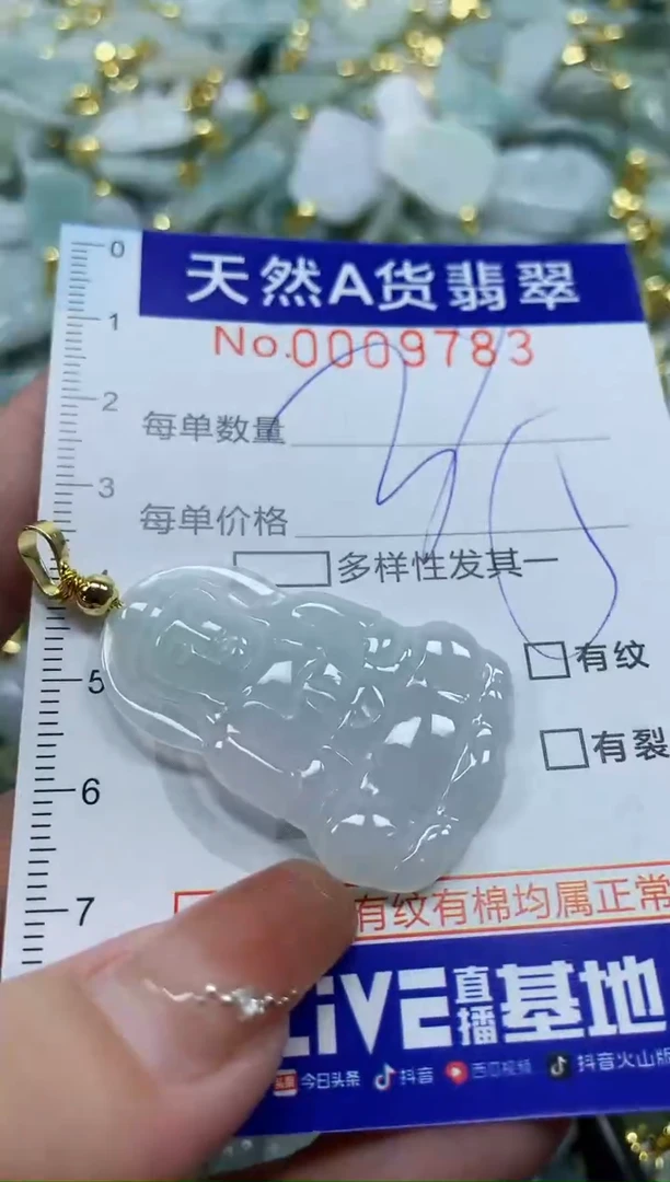 颈饰未镶嵌翡翠天然A货翡翠