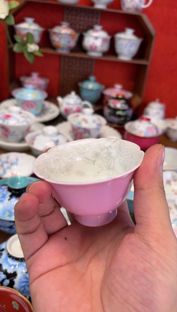 景德镇纯手绘陶瓷茶具