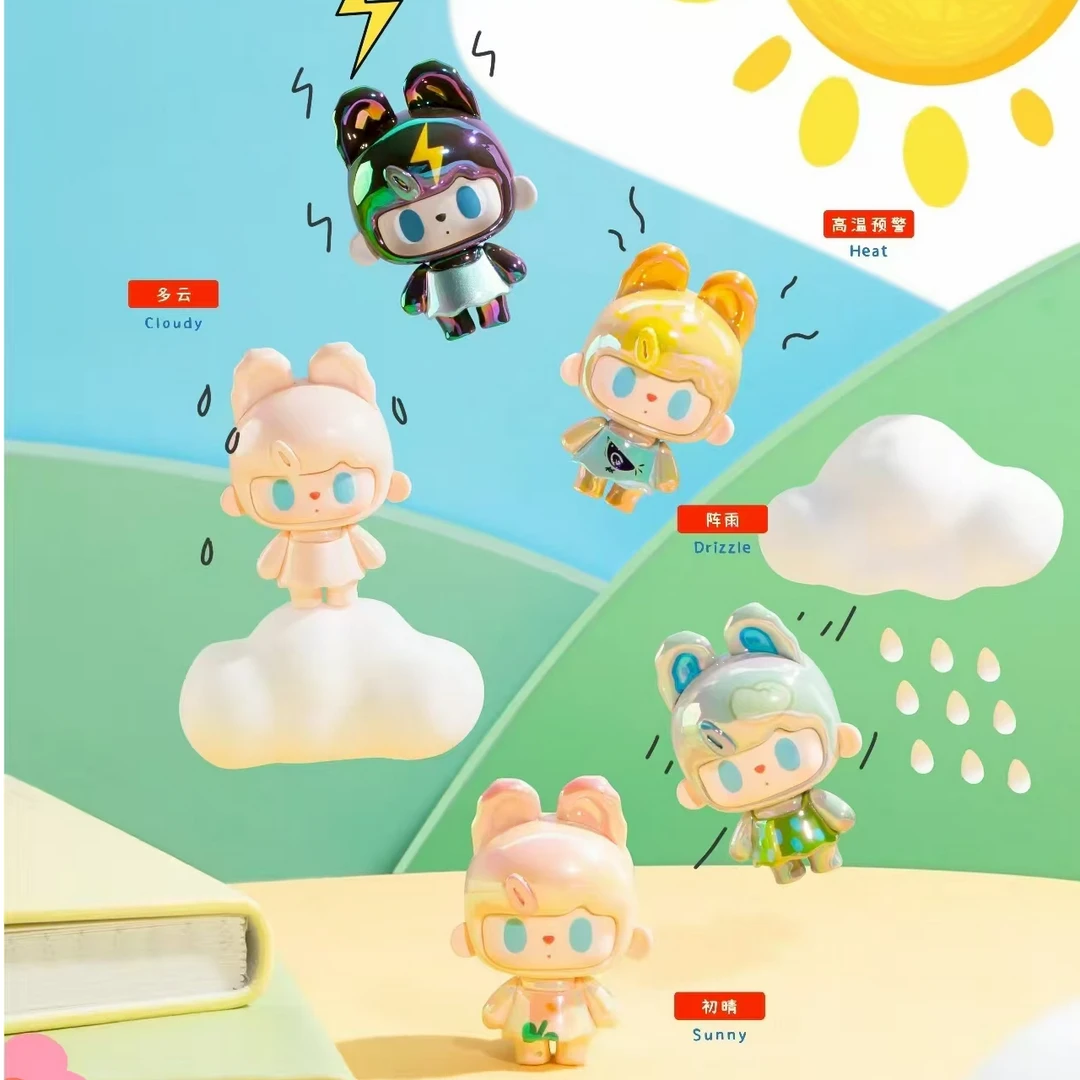 拆盒 兔兔熊3代马蒂斯的夏天萌粒潮玩盲袋