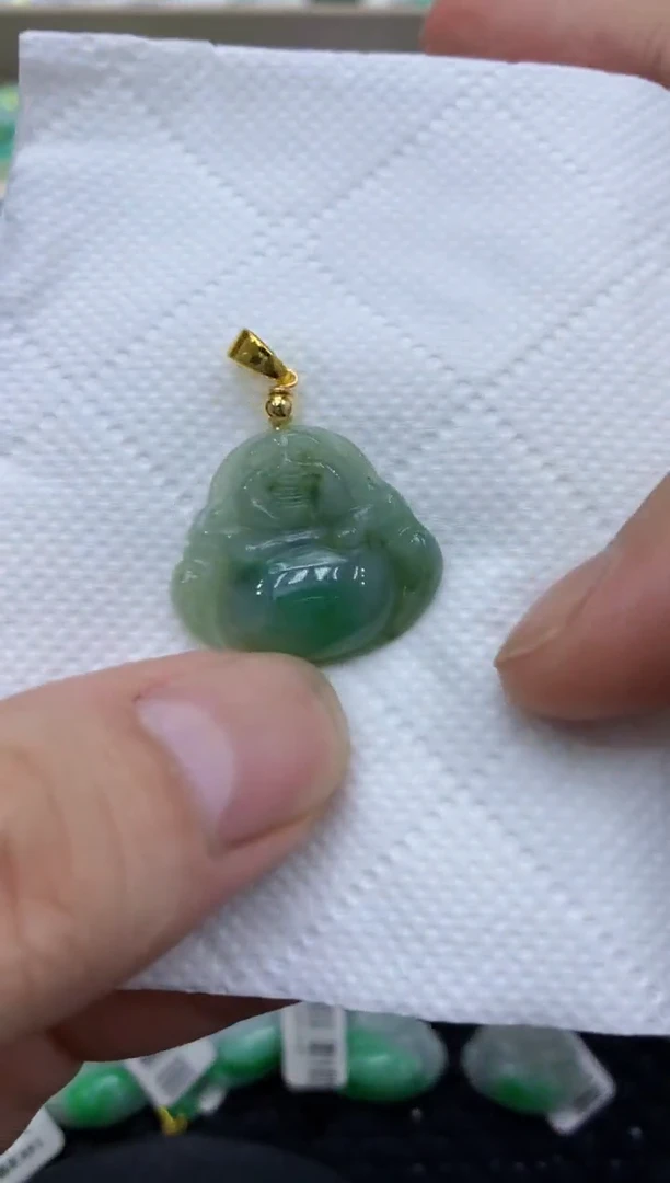 颈饰未镶嵌翡翠天然缅甸翡翠A货