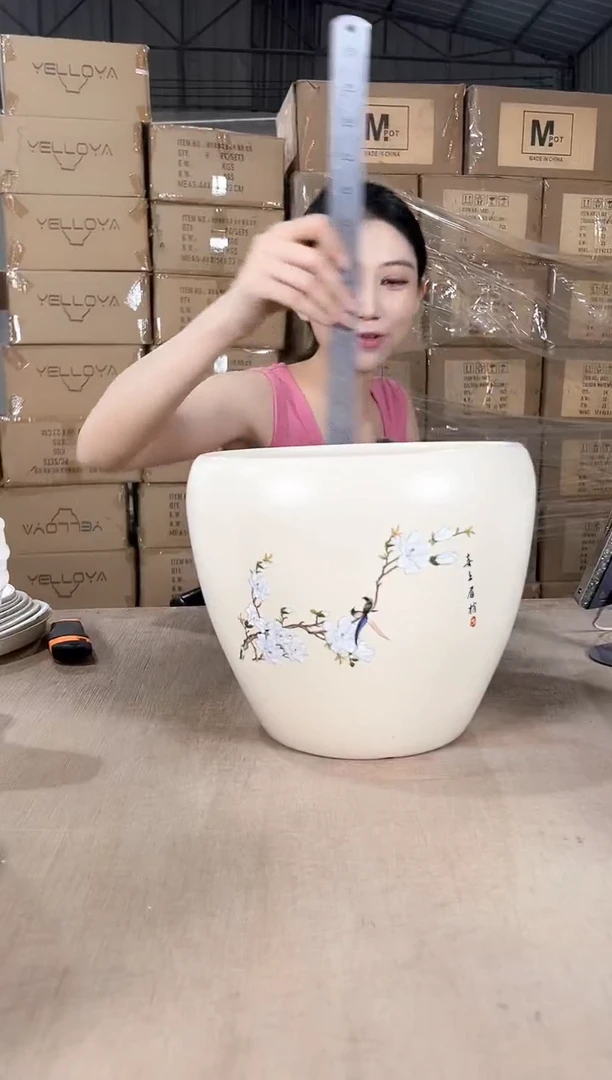 蛋型喜上米黄大号23x21