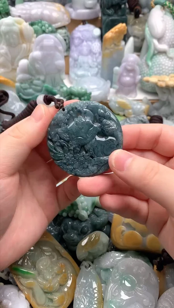 吊坠(不含链)未镶嵌翡翠1