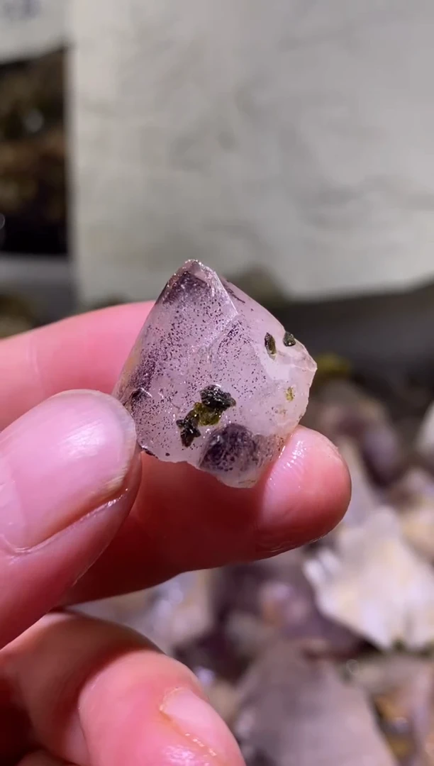 未镶嵌珠宝半成品水晶4号四川美姑超七花园水晶