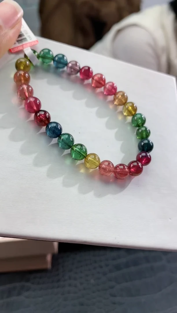 【闪购商品】碧玺手串未镶嵌多样性发一条