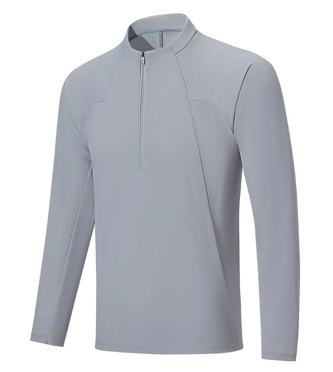 【专属】立体分割半拉立领运动防晒长T恤25190-45MF