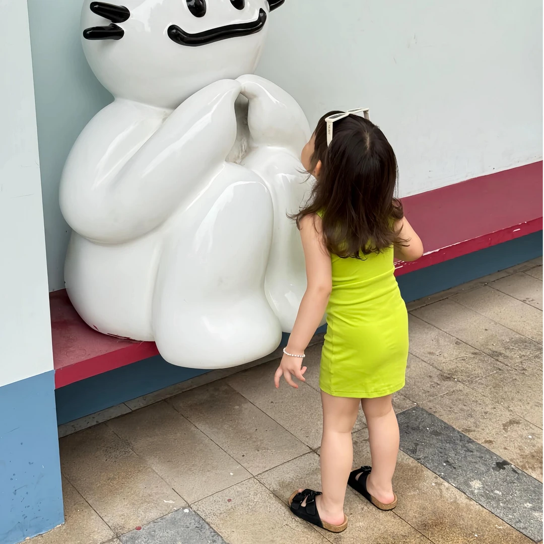 《部分在仓》女童背心连衣裙2025夏季新款韩版休闲度假风无袖A字裙