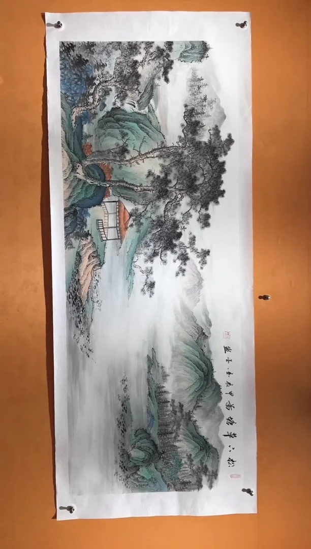 国画刘金玉教授亲笔手绘