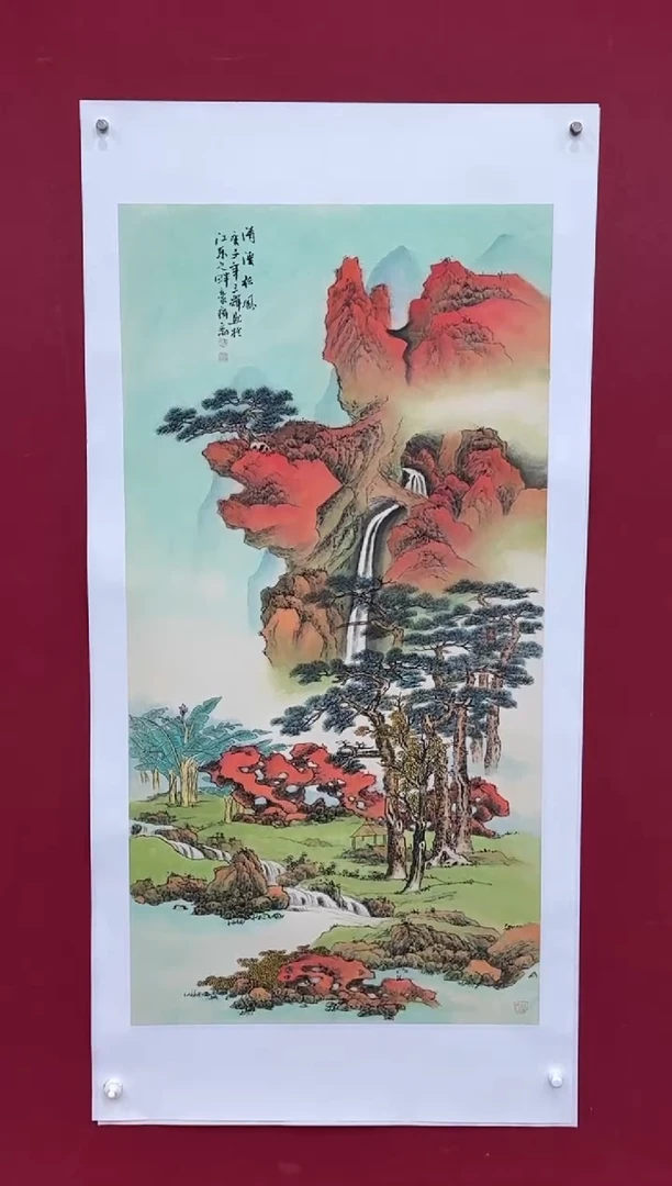 国画国画绘画山水花鸟
