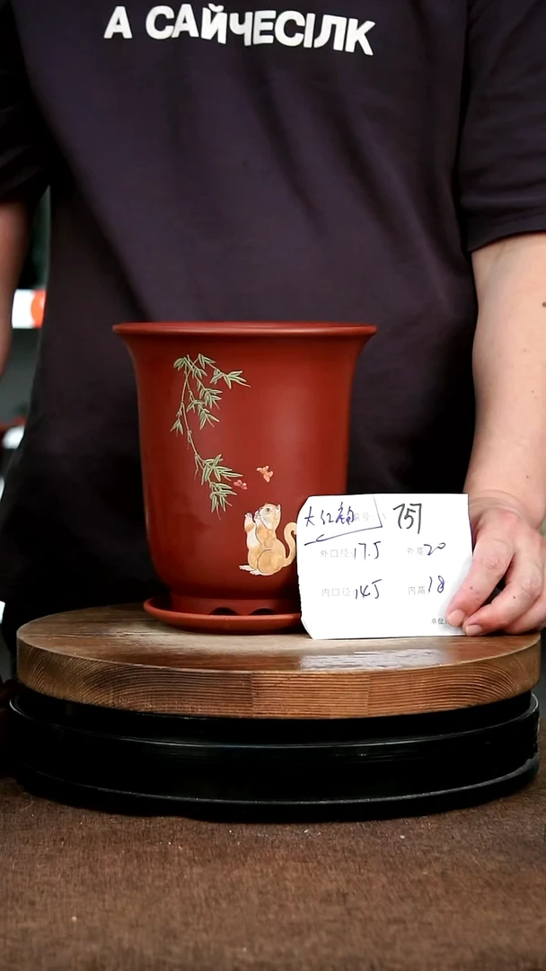 紫砂花盆花卉园艺757+Z