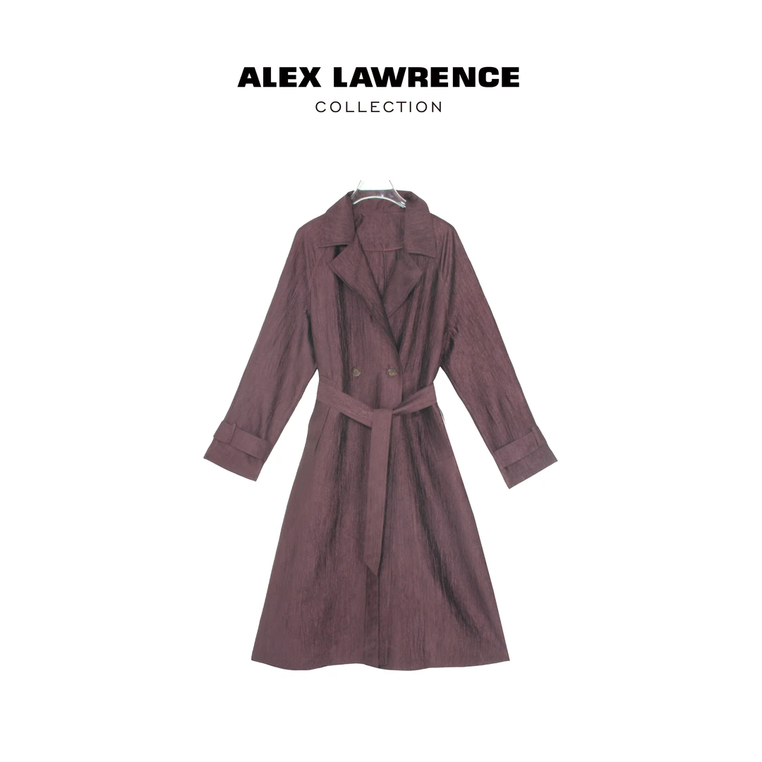 ALEXLAWRENCE/埃里克斯劳伦斯女士风衣2401150