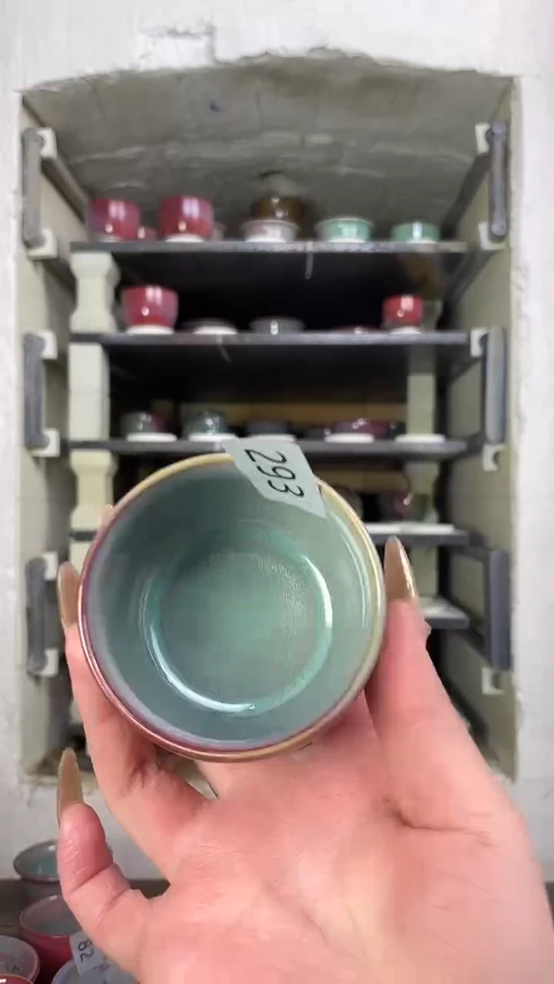 【闪购商品】摆件钧瓷手工茶器窑变