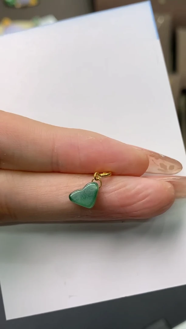 【闪购商品】翡翠颈饰18K金镶嵌净货11026