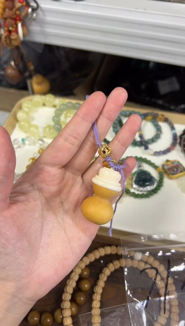 草里金葫芦编制挂件[0656]